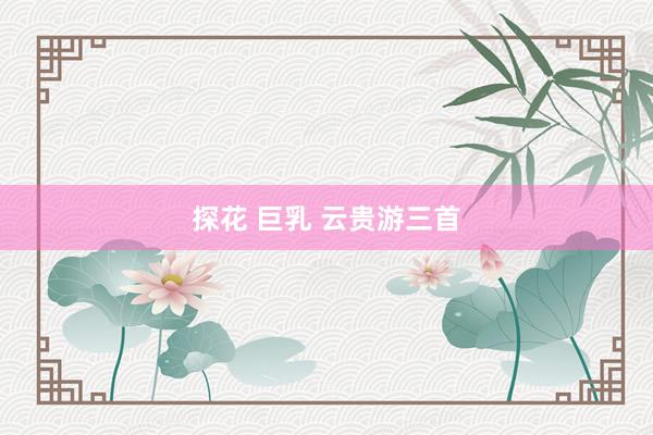 探花 巨乳 云贵游三首